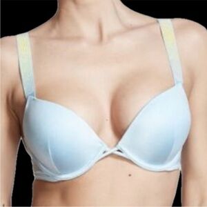 Shine Strap Push-Up Swim Top